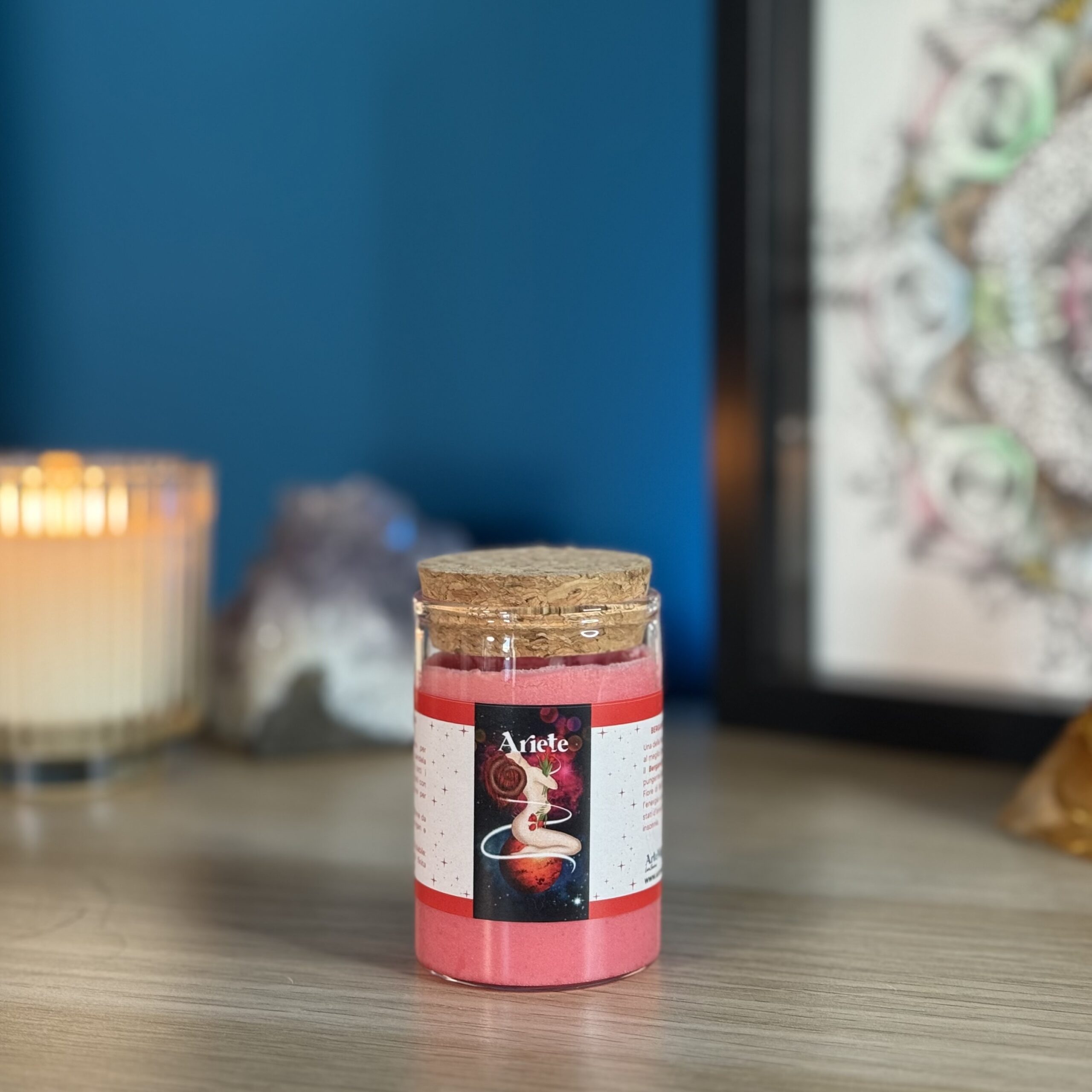 La Candela dell'Ariete - Candela Artigianale in Cera di Soia - immagine 2